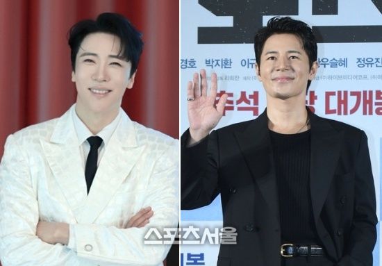 ‘육각형 엔터테이너’ 에녹과 이규형이 오는 12월 뮤지컬 ‘팬레터’ 10주년 기념 공연 무대에 오른다. 사진 | EMK엔터테인먼트, 스포츠서울 DB