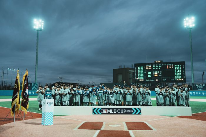 지역 대표 리틀야구단이 출전한 ‘MLB CUP 2025 KOREA’가 14일 성황리에 막을 내렸다. 사진 | 한국리틀야구연맹