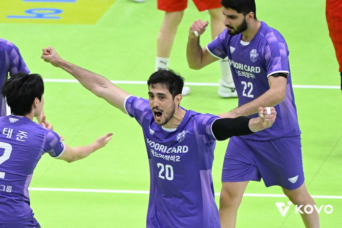 우리카드 아라우조. 사진 | 한국배구연맹