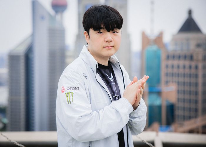 2025 LoL 월드 챔피언십에 참가 중인 젠지e스포츠 ‘캐니언’ 김건부. 사진 | 라이엇 게임즈