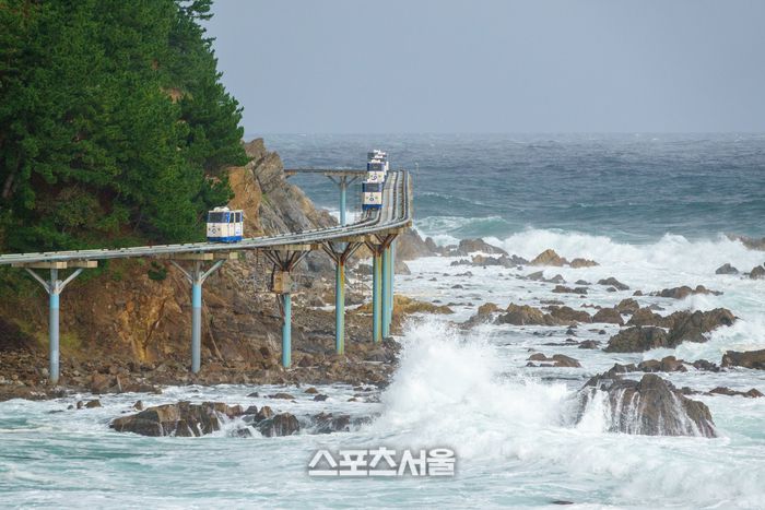 울진 죽변해안스카이레일. 울진 | 원성윤 기자 socool@sportsseoul.com
