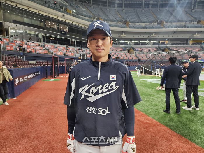 대표팀 주장 박해민이 8일 고척스카이돔에서 2025 K-베이스볼 시리즈 체코와 평가전에 앞서 잠시 포즈를 취했다. 고척 | 김동영 기자 raining99@sportsseoul.com