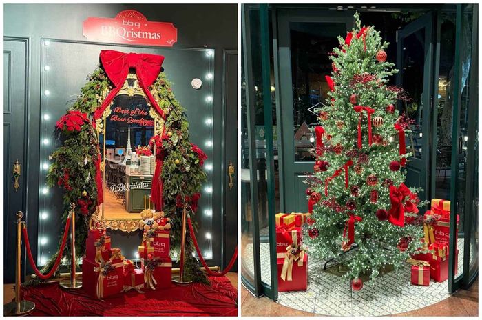 홀리데이 인 파리(Holiday in Paris) 프로모션 매장 크리스마스 인테리어. 사진 | 제너시스BBQ