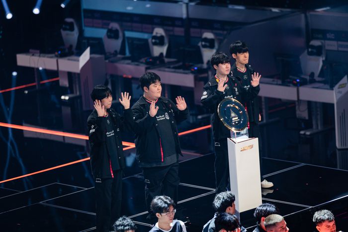 PGC 2025에 출전하고 있는 T1 배틀그라운드팀. 사진 | EWC