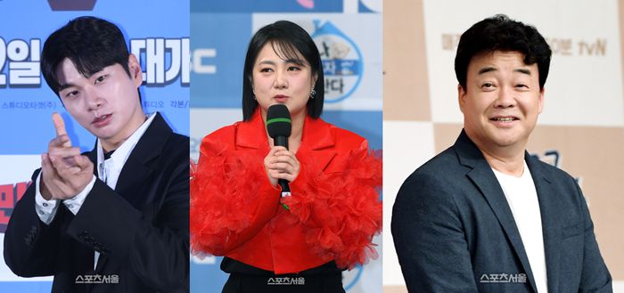 이이경, 박나래, 백종원. 사진| 스포츠서울 DB