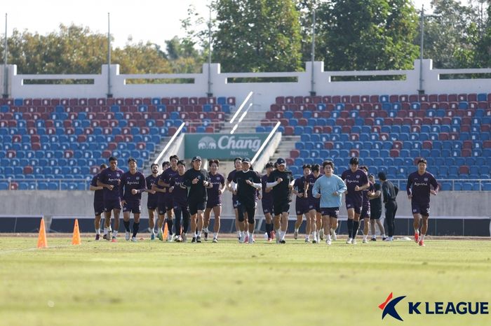 지난해 태국 치앙마이에서 진행 중인 대구 전지훈련. 사진 | 한국프로축구연맹