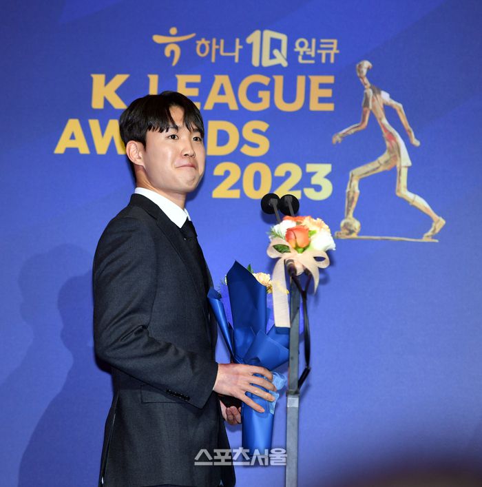 2023시즌 K리그 영플레이어상을 받았던 정호연.스포츠서울DB
