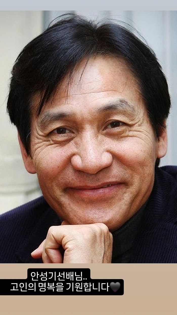 故 안성기. 이영애 SNS.