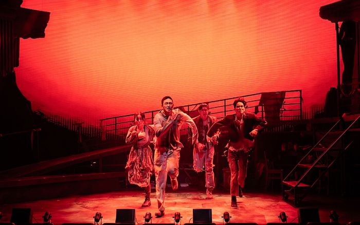 리헤이의 첫 뮤지컬 도전작 ‘시지프스’가 오는 3월8일까지 서울 대학로 예스24 스테이지 2관에서 공연된다. 사진 | 오차드뮤지컬컴퍼니