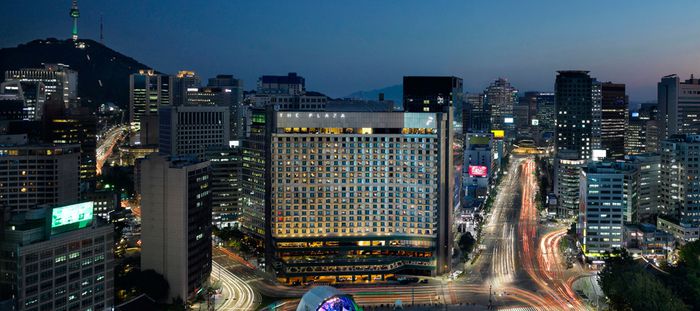 더 플라자 호텔 전경. 사진 | 한화호텔앤드리조트