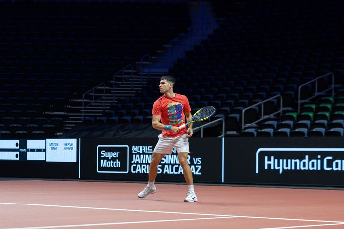 훈련하는 알카라스. 사진 | 세마스포츠마케팅