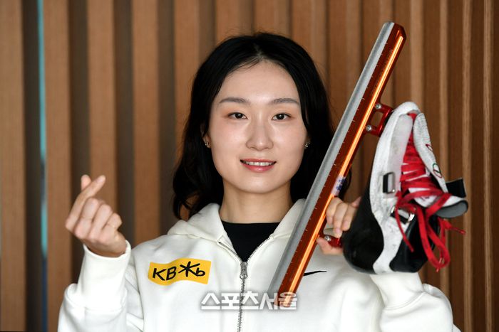 쇼트트랙 국가대표 최민정. 천국가대표선수촌 웰컴센터. 진천 | 박진업 기자 upandup@sportsseoul.com