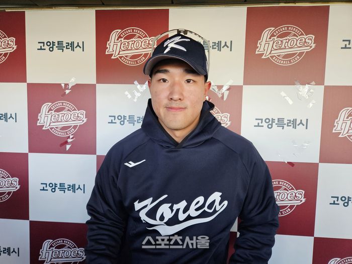 ‘2025 K-BASEBALL SERIES’에 나설 야구대표팀 안현민이 2일 고양 국가대표 야구훈련장에서 취재진을 만났다. 고양 | 김동영 기자 raining99@sportsseoul.com