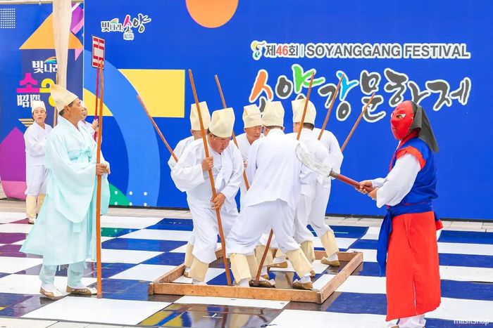 횡성회다지소리 원용재 선생.  사진|(사)횡성회다지소리보존회