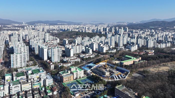 분당 노후계획도시 전경. 제공=성남시