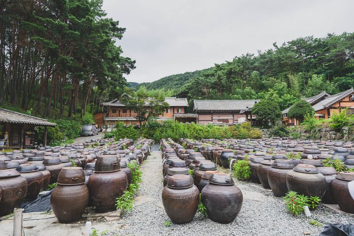 신세계백화점과 협업하는 기순도 장인이 장을 담그는 현장. 사진ㅣ신세계백화점