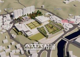 학천지구 복합 플랫폼 조감도.