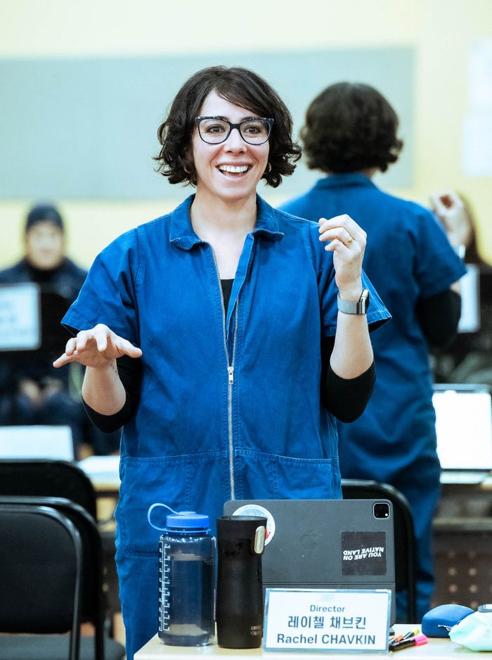 뮤지컬 ‘렘피스’의 레이첼 채브킨 연출이 22일 기자간담회에서 아시아 최초 한국 공연에 대한 기대감을 드러냈다. 사진 | 주식회사 놀유니버스