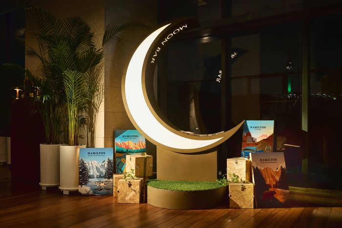 문 바 공간 연출. 사진ㅣ반얀트리 서울