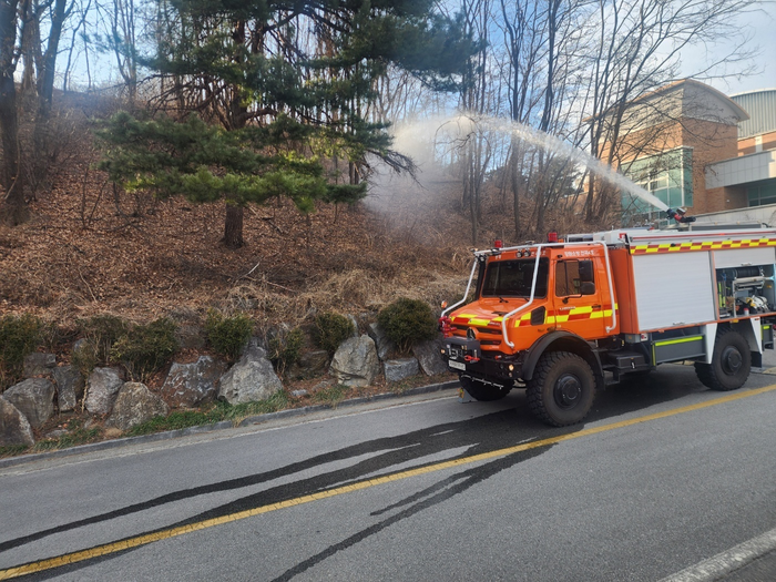 산불 예방순찰.  사진|강원특별자치도 소방본부