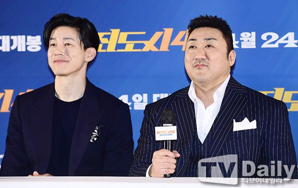 범죄도시4 언론배급시사회 김무열 마동석 / 사진=티브이데일리 DB