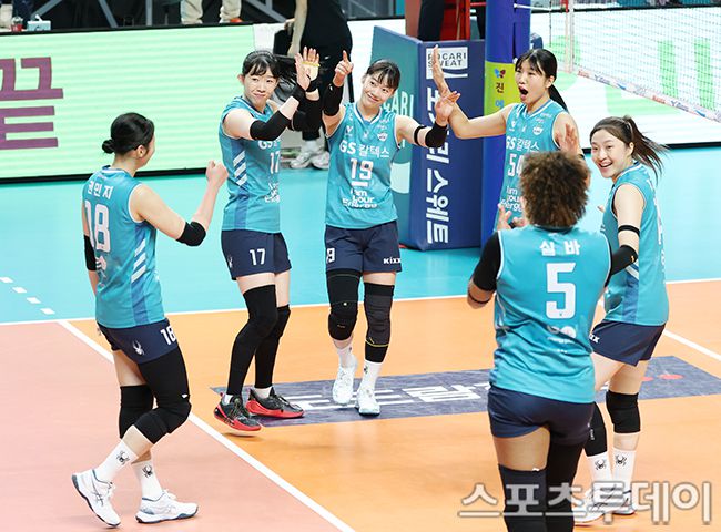 GS칼텍스 선수단 / 사진=권광일 기자