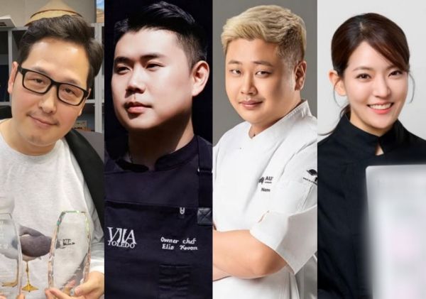 김풍, 권성준, 윤남노, 박은영 / 사진=각 SNS